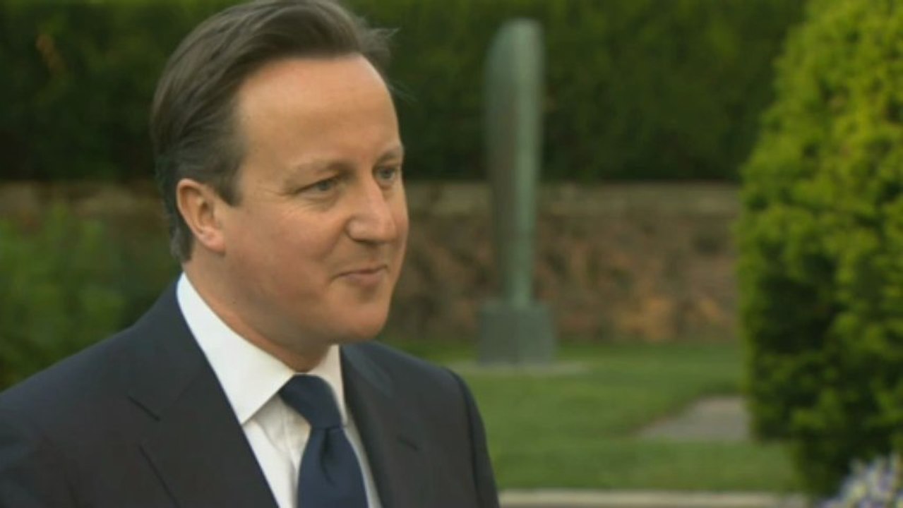 Cameron 'focused' on doing the right thing for the country