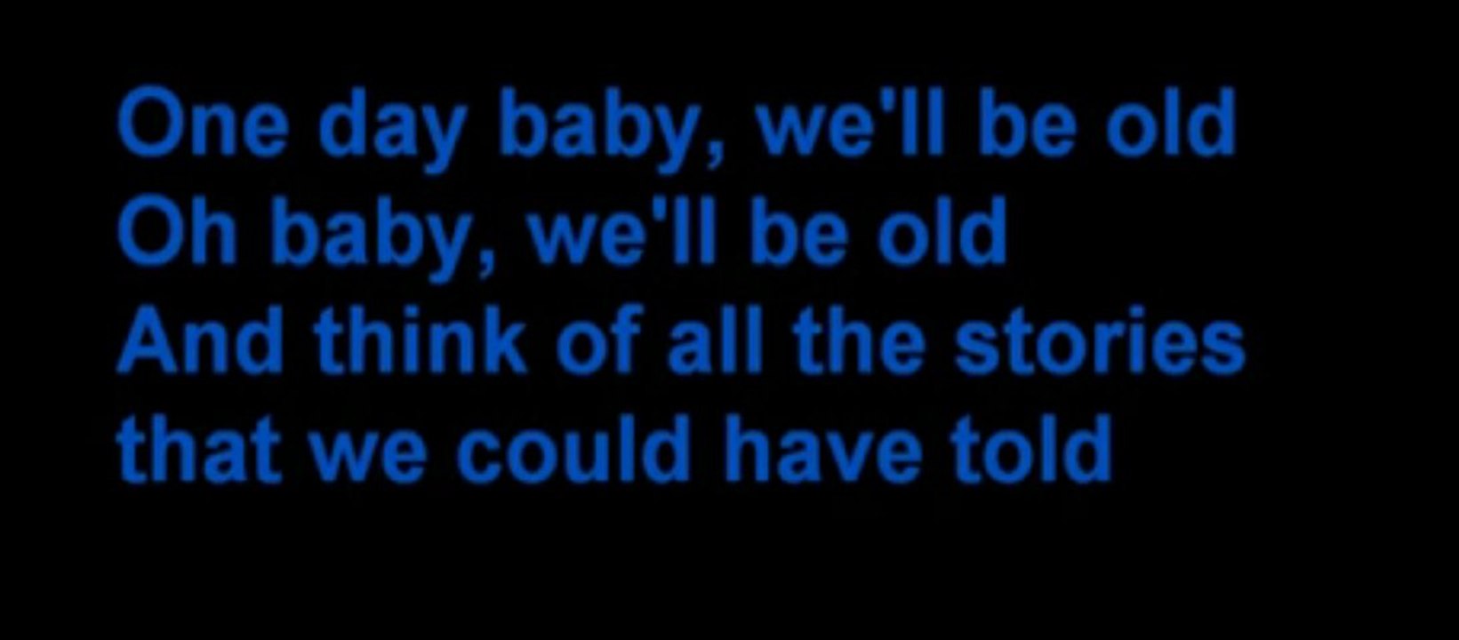 Asaf Avidan - One day / Reckoning Song (LYRICS)