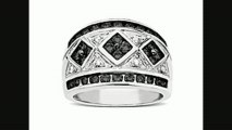 1 14 Ct Black And White Diamond Ring In 14k White Gold From Jewelry.com Review