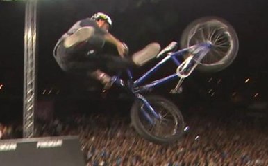 Daniel Sandoval - 1st Final BMX Spine - FISE World Montpellier - 2013