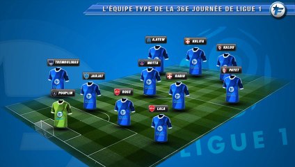 L'équipe-type de la 36e journée de Ligue 1