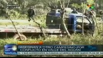 Asesinan a otro campesino por conflicto en Valle del Aguan en Honduras