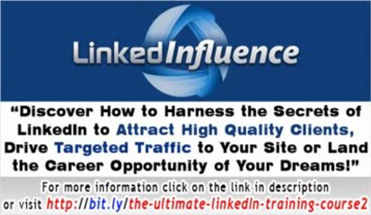 Linkedinfluence - The Ultimate Linkedin Training Course | Linkedinfluence - The Ultimate Linkedin Training Course