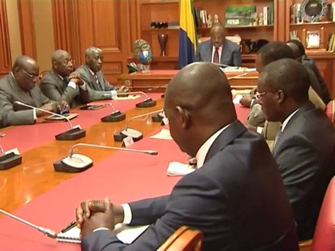 Gabon : Audience accordée par le Président Ali Bongo Ondimba à la Commission de la CEMAC