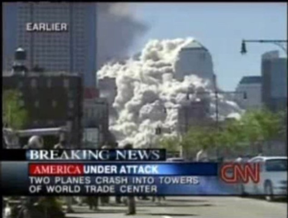 CNN reports possible third collapse on 9/11, more than 6 hrs before collapse