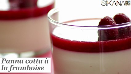Recette d'été : La panna cotta à la framboise