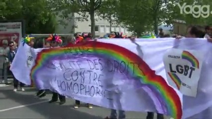 Première gay pride à Crest: le reportage