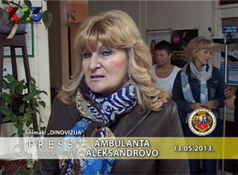 K23TV - Press iz prve ruke - Ambulanta, Subotica, Aleksandrovo - 13. maj 2013.
