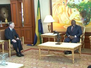 Gabon : audience accordée par le Président Ali Bongo Ondimba à Nicolas Michel, des Nations Unies