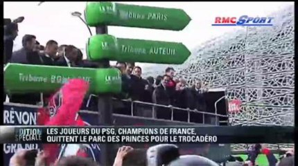 PSG CHAMPION / Direction le Trocadéro - 13/05