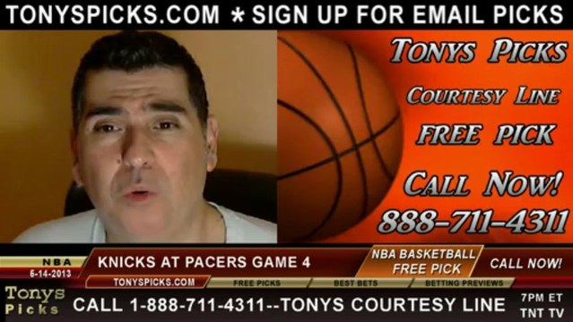 NBA Playoff Pick Game 4 Indiana Pacers versus New York Knicks Odds Prediction Preview 5-14-2013