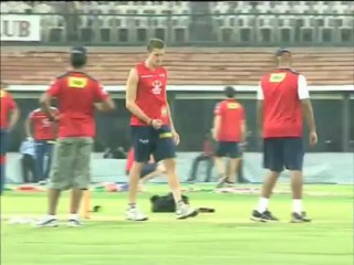 Delhi Daredevils in practice session