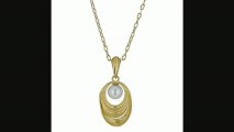 9ct Gold Cultured Freshwater Pearl Fusion Oval Pendant Review