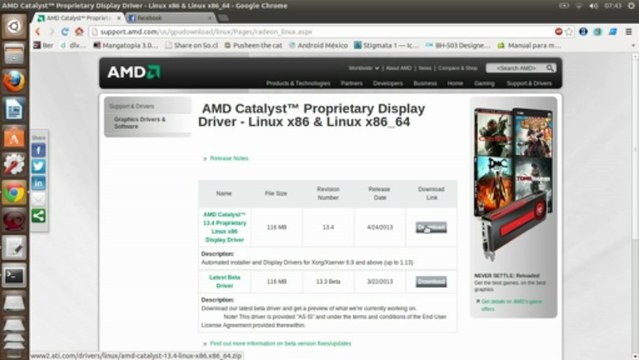 Como instalar Los drivers de ATI en Ubuntu 13.04