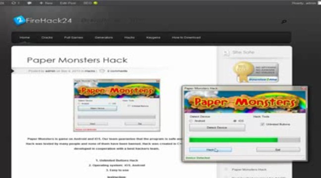 Paper Monsters ® Pirater Tricher TÉLÉCHARGEMENT GRATUITEMENT
