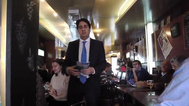 Café politique avec Franck MARGAIN (PCD) candidat aux primaires UMP pour la mairie de Paris (extrait 1)