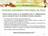 Comidas Saludables Para Bajar de Peso