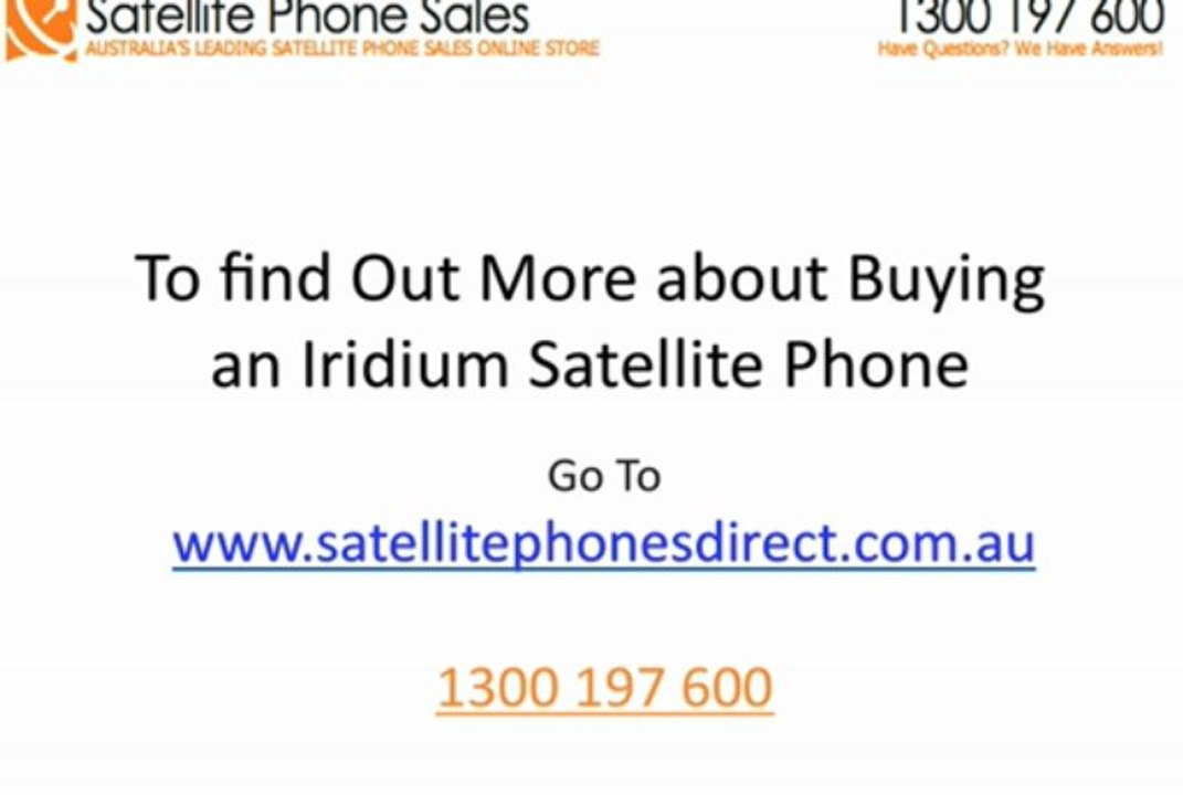 How Much Does It Cost Me To Call An Iridium 9575 From A Landline In Australia