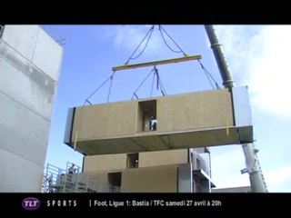 Cité U écolo 100 logements en construction - Silvalta