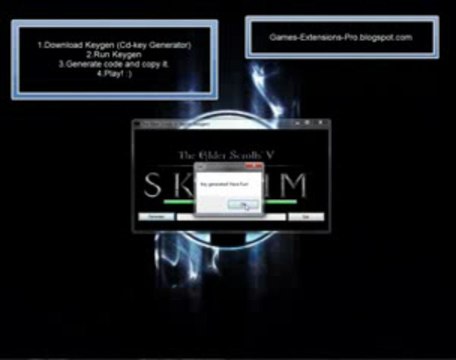 The Elder Scrolls V Skyrim - Keygen Crack - Télécharger