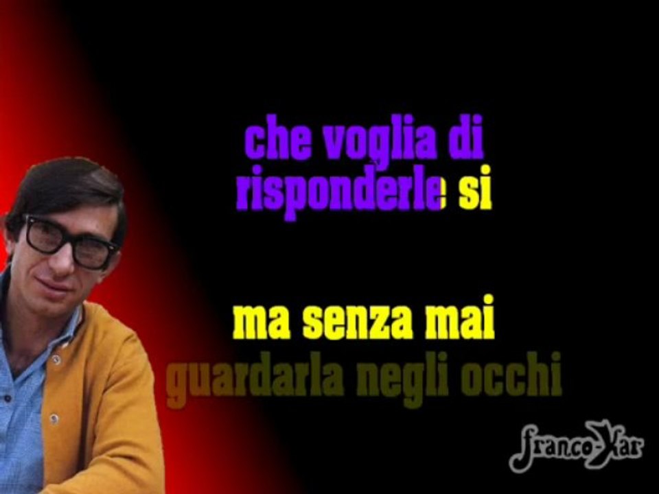 NICOLA DI BARI - Il cuore è uno zingaro - Karaoke