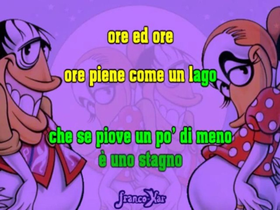 MINA - Acqua e sale - Karaoke