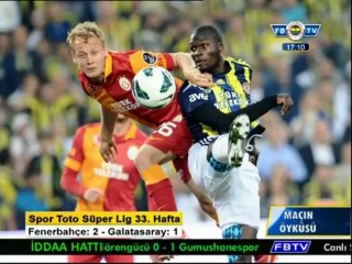 Maçın Öyküsü  Fenerbahçe - Galatasaray - 12.05.2013