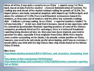 China's Economic Reporting: Fact or Fiction?- community.homeaway
