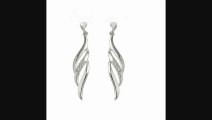 9ct White Gold Diamond Triple Wave Drop Earrings Review