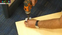 Office Cubicles Wooden Desk Leg Installation By SKUTCHI DESIGNS - YouTube [360p]