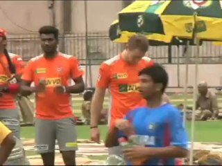 Kings XI Punjab in practice session