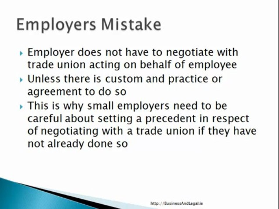 Industrial Relations Law in Ireland-Guide for Small Business