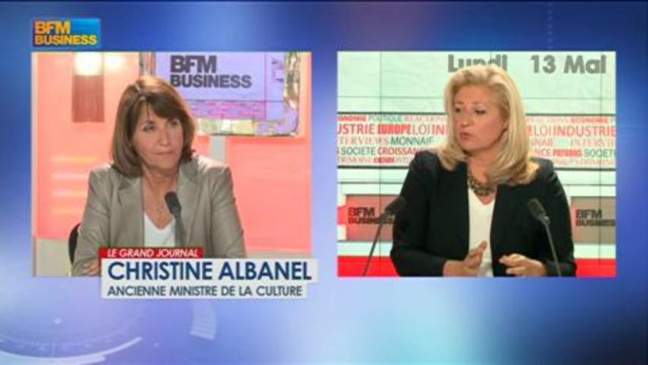 Christine Albanel, ancienne ministre de la culture, dans Le Grand Journal - 13 mai 4/4
