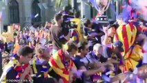 El Barça celebra la Liga por todo lo alto