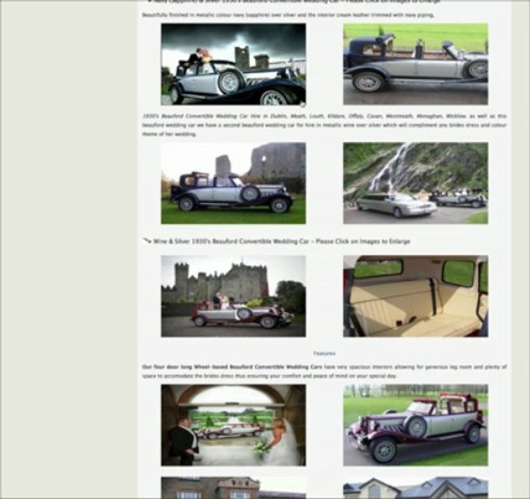 Kildare Wedding Car Hire Kildare Ireland