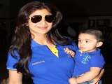 Spotted Shilpa Shetty with son Viaan