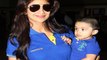 Spotted Shilpa Shetty with son Viaan