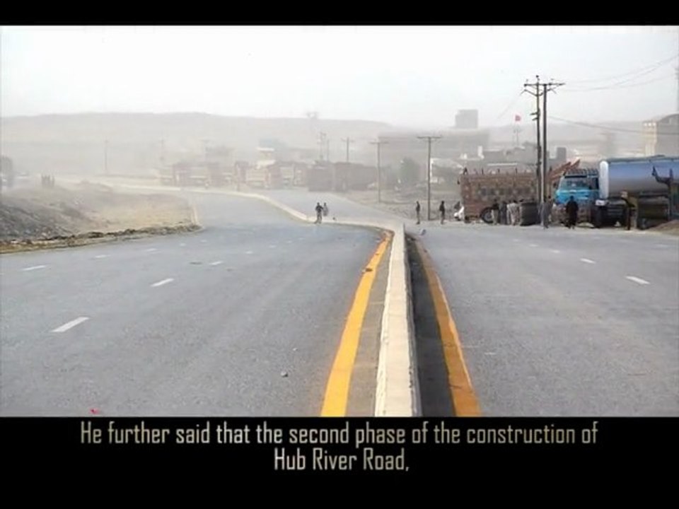Hub River Road (Phase 1) Inaugurated by Governor Sindh Dr. Ishrat-ul-Ebad Khan