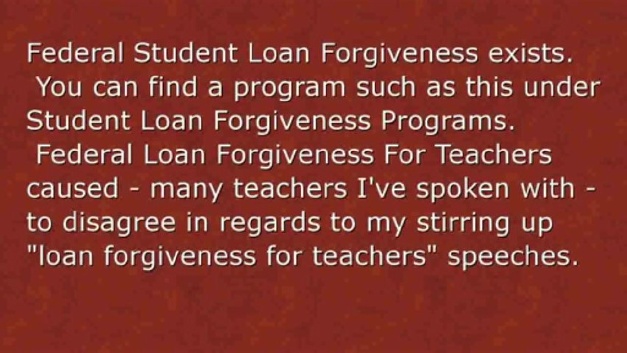Forgivable Loan Programs