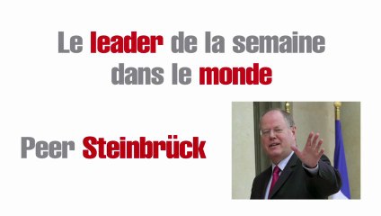 Le leader de la semaine dans le monde : Peer Steinbrück