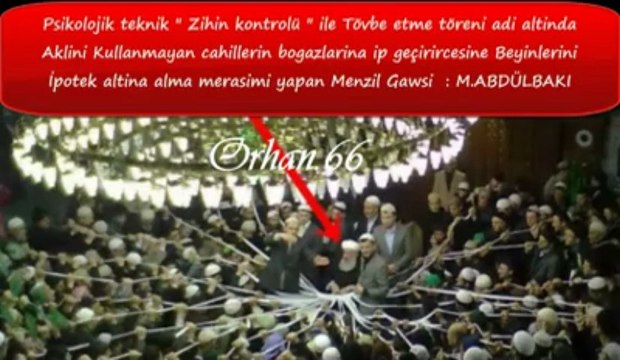Menzil şeyhini Allah'a ortak koşun çağrısı! +Seyda Kabe’den üstündür(!)