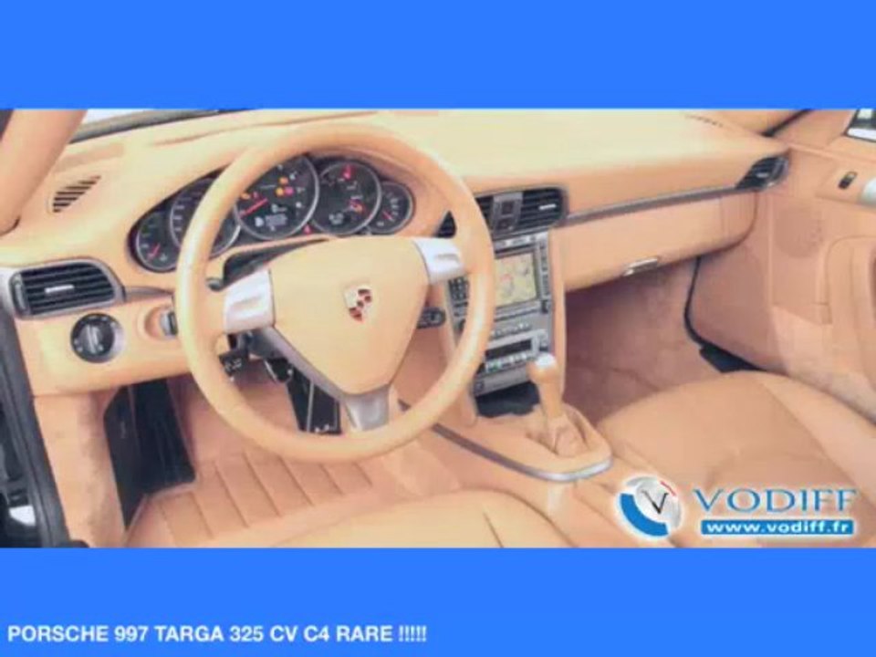 VODIFF : PORSCHE OCCASION ALSACE : PORSCHE 997 TARGA 325 CV C4 RARE !!!!!