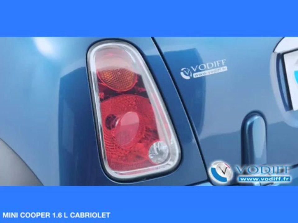 VODIFF : MINI OCCASION ALSACE : MINI COOPER 1.6 L CABRIOLET