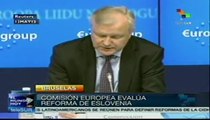 Comisión Europea evalúa reforma de Eslovenia