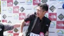 Ultra-Trail Mt.Fuji (UTMF) 2013 - Hara YOSHIKAZU interview in the finish line