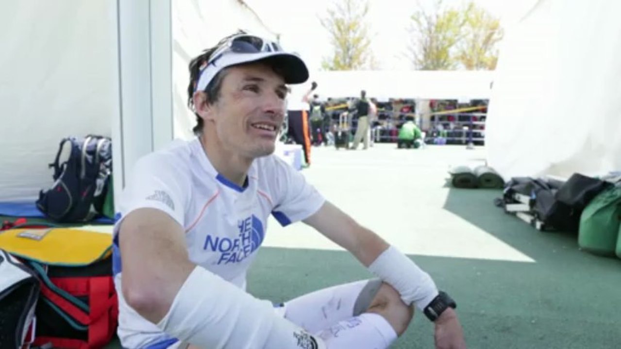 Ultra-Trail Mt.Fuji (UTMF) 2013 - Seb CHAIGNEAU interview sur la ligne d'arivée