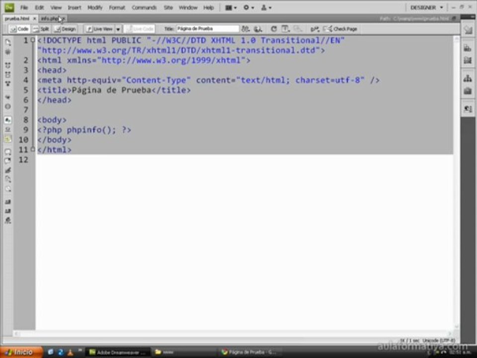 Embebiendo PHP