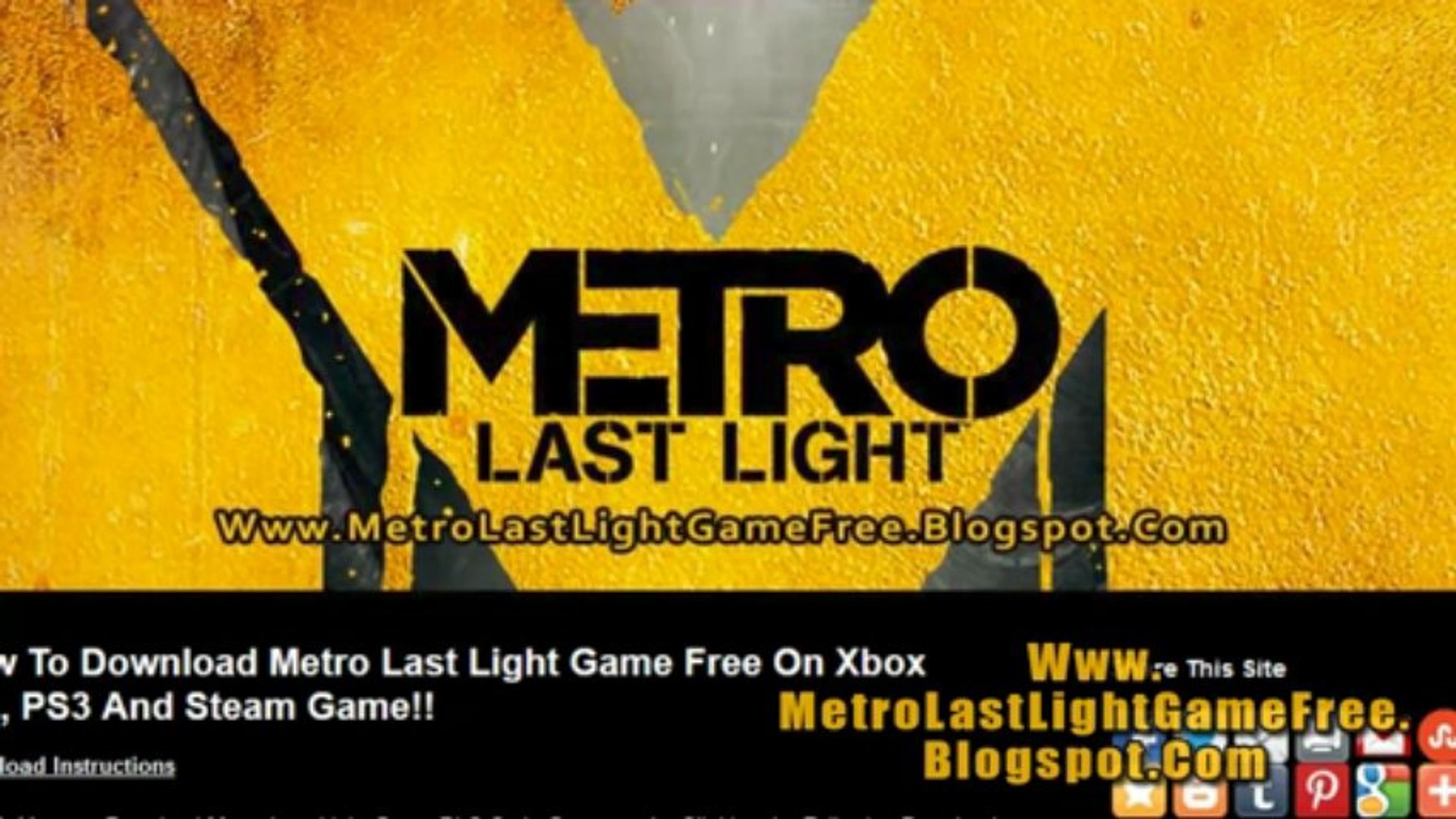 Download DLC Code Free For Metro Last Light Game - video Dailymotion