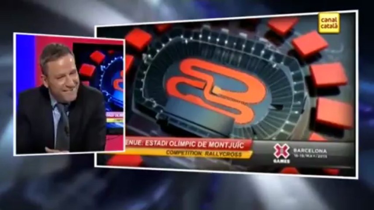 Alex Cucurull explica les instal·lacions utilitzades durant els X-Games