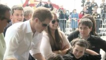 Britain's Prince Harry tours Sandy recovery at Jersey Shore